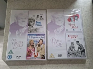 6 x Doris Day Films 1950s 1960s 3 x DVDS Brand new and sealed - Picture 1 of 2