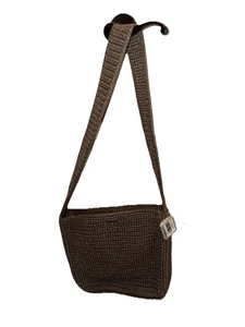 THE SAK Borsa a tracolla strutturata all'uncinetto - Beige piccola 9x9 - Foto 1 di 10