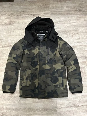 Casaco camuflado Hollister forrado de lã para todas as condições climáticas extra pequeno - Imagem 1 de 4