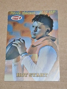 2019 PATRICK MAHOMES II SAGE HIT ASPIRE HOT START MVP CARD #ASP-1 KC CHIEFS - Picture 1 of 3