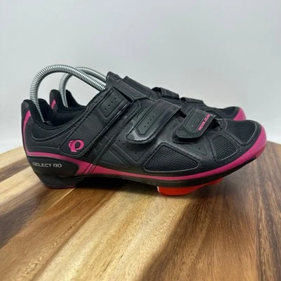 Женские велосипедные туфли Pearl Izumi Select Road III США 9,5 (ЕС 42) черные/розовые - Изображение 1 из 4