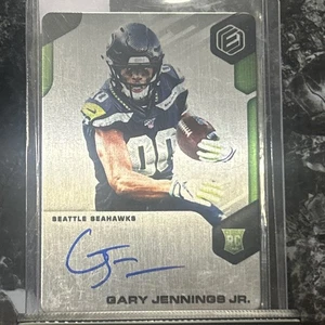 Panini Elements #194 Gary Jennings Jr. 2019 ROOKIE ON CARD AUTO/199 SEAHAWKS - Imagen 1 de 2