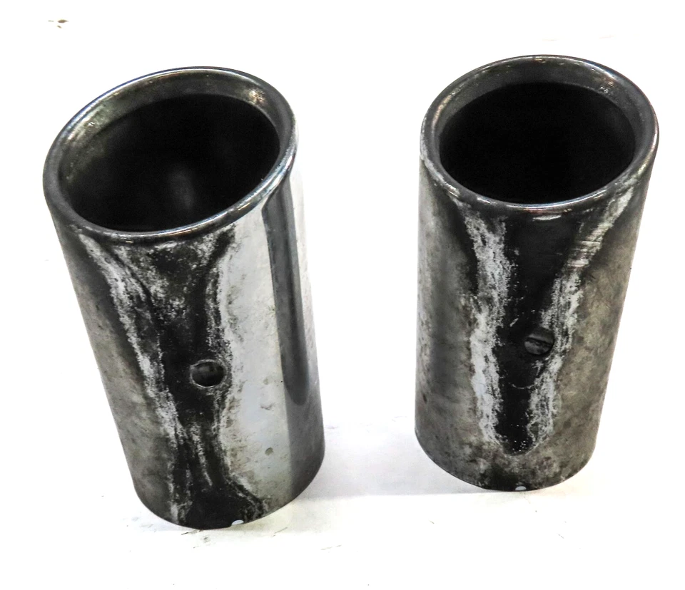 2017 AUDI Q3 (8U) REAR LEFT & RIGHT MUFFLER PIPE EXHAUST TIP SET-2 - Изображение 1 из 4