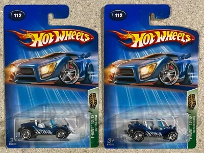 LOTE DE 2 NEUMÁTICOS DE GOMA HOT WHEELS TREASURE HUNT MEYERS MANX REAL RIDERS 2004 Foto 1 de 4
