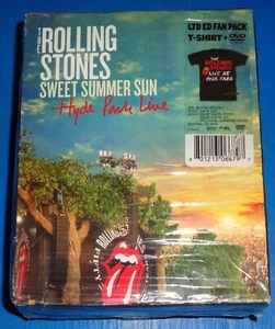 THE ROLLING STONES Sweet Summer Sun-Hyde Park Live - DVD & T-Shirt SEALED - Imagen 1 de 3