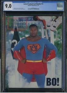 Bo Jackson 1991 CGC 9.0 Beckett Football Magazine Jan Issue #10 (SUPERMAN COVER) - Picture 1 of 2