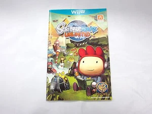 Scribblenauts Unlimited para Wii U Manual de instrucciones ¡¡SOLO folleto!! (Wii U)  - Imagen 1 de 1