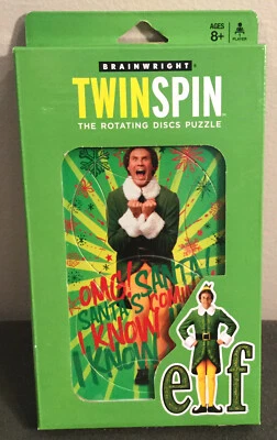 TWINSPIN ELF the movie The Rotating Discs Puzzle by Brainwright ELF puzzle NEW - Image 1 of 2