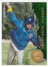 1995 PINNACLE (MUSEUM COLLECTION - DUFEX) ROOKIE RC RODNEY HENDERSON #418 EXPOS 
