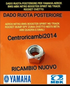 DADO RUOTA POSTERIORE PER YAMAHA AEROX BWS MBK NITRO BOOSTER SPIRIT NG TRACK  - Foto 1 di 1