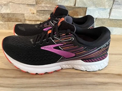 Brooks Adrenaline GTS 19 Sneakers Women's 9.5 Narrow 2A Purple Black - Image 1 of 4