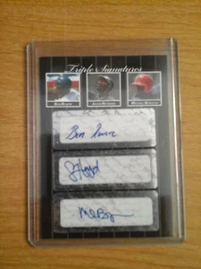 07 Just Minors Rookies Triple Sigs Jason Heyward / Ben Revere autographs 1/3 - Picture 1 of 2