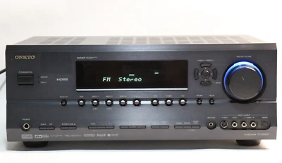 Onkyo TX-SR604 - HDMI 7.1 Ch Home Theater AV Receiver Tested Mostly Working READ - Image 1 of 4