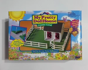 VINTAGE 1994 GALOOB MY PRETTY DOLLHOUSE COUNTRY CORRAL NUOVO! - Foto 1 di 4