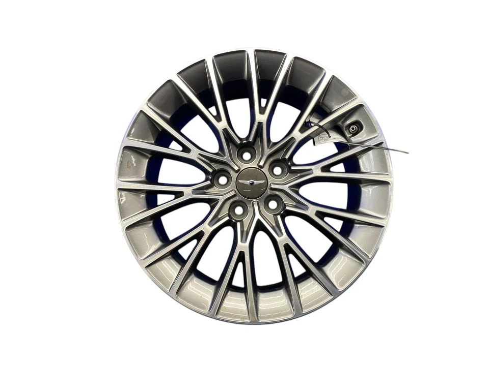 2021 2022 2023 2024 GENESIS G80 18X8 20 SPOKE WHEEL RIM SILVER ALLOY OEM - Image 1 of 4