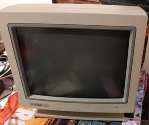 Atari SM146 (Monitor Monocromo Serie Atari ST) + Cable de red y monitor funciona 16bit - Imagen 1 de 7