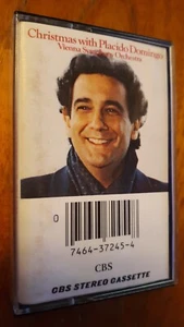Christmas With Placido Domingo by CBS Records 1982 Cassette Tape - Picture 1 of 2