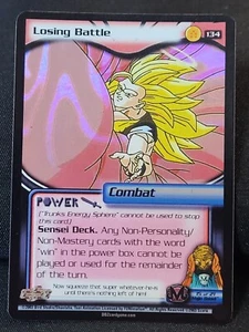 Losing Battle 134 Dragon Ball Z DBZ ALT FOIL CCG Limited Score NM - Picture 1 of 8