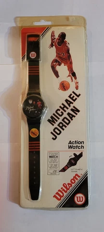 Michael Jordan Action Watch by Wilson, Vintage 1980s, NIP But Please See Photos Cover