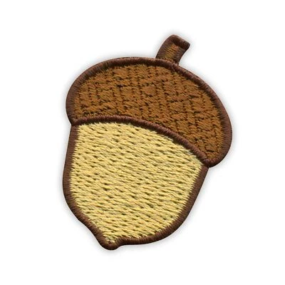 PATCHION LTD Herbst Eichel - Dekor Aufnäher / Abzeichen Bestickt
