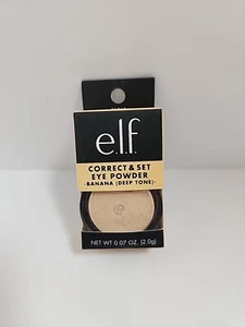 e.l.f. Correct & Set Eye Powder- Banana ( Deep Tone) New In Box Net Wt 0.07 Oz - Picture 1 of 4