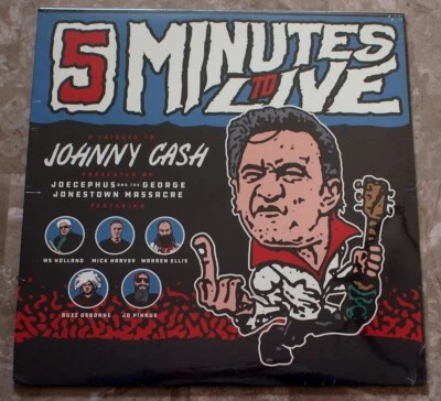 Johnny Cash Tribute 5 Minutes To Live EP Vinyl S/S Still Sealed SEX1704 Jocephus - Image 1 of 2