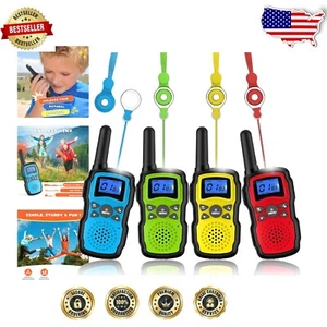 Durable Kids Walkie Talkies with Flashlight - Perfect for Outdoor Adventures - Picture 1 of 11