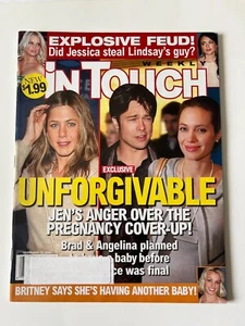 ANGELINA JOLIE * JENNIFER ANISTON PITT February 13 2006 IN TOUCH WEEKLY MAGAZINE - Imagen 1 de 4