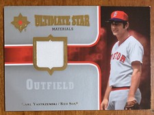 Carl YASTRZEMSKI 2007 Ultimate Collection Star Materials Jersey Relic #SM-CY NM