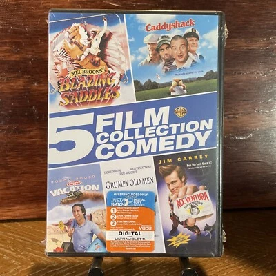 5 Film Comedy Collection (DVD) Ace Ventura, Caddyshack, Vacation, Grumpy Old Men - Image 1 of 3