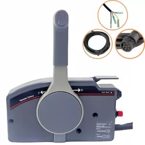 Outboard Remote Control Box 703-48230-14 For Yamaha 7 Pin Right PUSH Throttle - Picture 1 of 7
