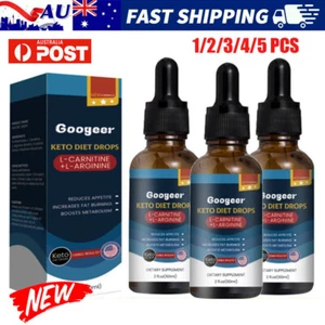 Keto Diet Drops Effective Weight Loss Support Boost Metabolism L-Carnitine 1-5X - Picture 1 of 17