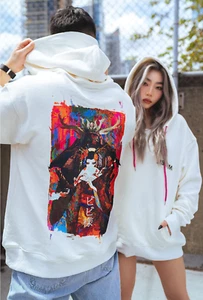 Felpa con cappuccio BIBISAMA Geisha Streetwear 100% cotone - NUOVA CON ETICHETTE - Foto 1 di 7