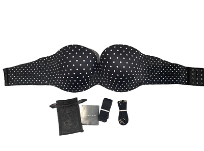 Victorias Secret Bra Very Sexy Push Bra 36DD Strapless Underwire Lightly Padded - Image 1 of 3