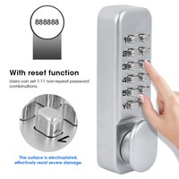 1-11 Digits Mechanical Keyless Entry Door Lock Deadbolt Keypad Password Lock