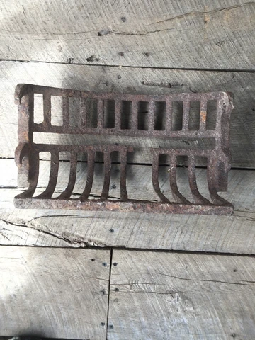 antique cast iron fireplace grate. Farm Decor Cover