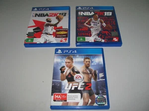 NBA 2K 18-19 & UFC 2 For PS4 All Tested & Working With Free Post - Picture 1 of 3