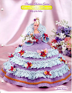 Lily of the Valley Crochet Doll Pattern Flower Garden Annie’s Glorious Gowns 