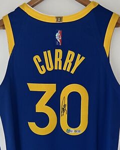 Stephen Curry Signed FINALS MVP Warriors Nike ADV NBA Authentic Jersey BAS USASM