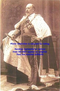 1990 Sepia - The Nostalgia Postcard Collector's Club - Rey Eduardo VII - Imagen 1 de 2