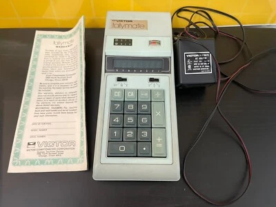 Victor Tallymate 85 1970s Tested And Working Calculator LED Display Power Cord - Image 1 of 4