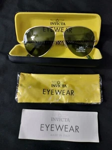 Nuevo Invicta Gafas Adulto Aviador Gafas de sol iew017-29 Hecho en Italia Estuche Tela - Imagen 1 de 14