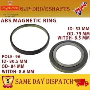 2X ANILLO ABS MAGNÉTICO TRASERO Y DELANTERO CHRYSLER 300C 300 C 2004-ON - Imagen 1 de 5
