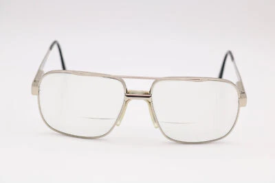 Safilo Elasta Silver Aviator Eyeglasses Frames 55-15-140 - Image 1 of 4