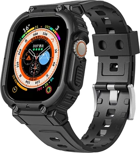 Robustes Case Band Apple Watch Ultra 49mm Sport iWatch Armband Case Cover Schutz - Bild 1 von 20