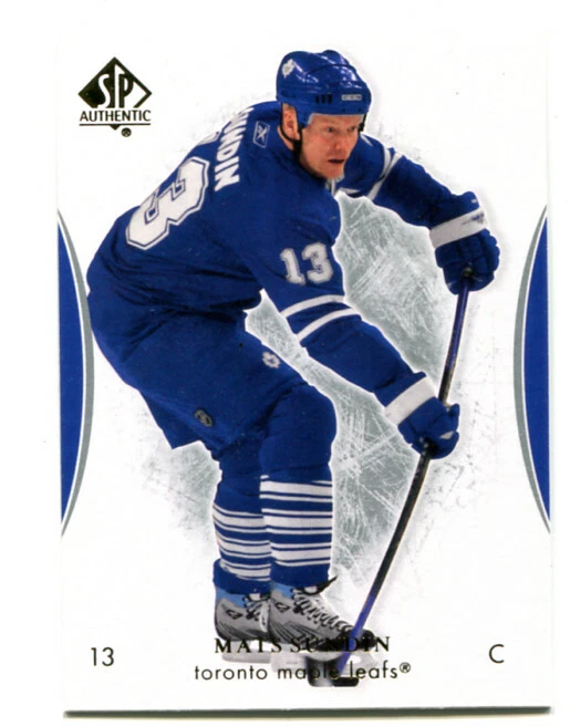 2007-08 SP Authentic Mats Sundin Card #20 Toronto Maple Leafs - Image 1 of 1
