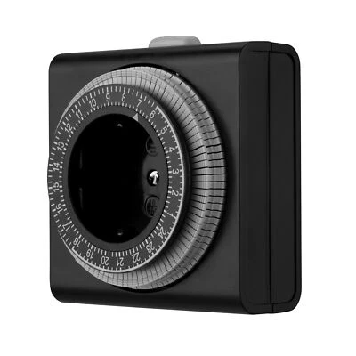 Zeitschaltuhr Steckdose – 24h Format 96 Zeiten a 15min – mechanischer Timer S... - Bild 1 von 4