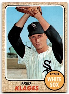 1968 Topps Fred Klages . Chicago White Sox #229