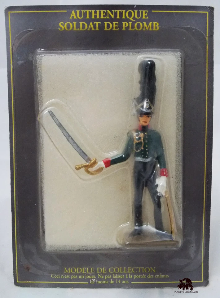 Figurine Starlux Atlas Officier chasseur prussien Premier Empire Napoléon NEUF - Photo 1/1