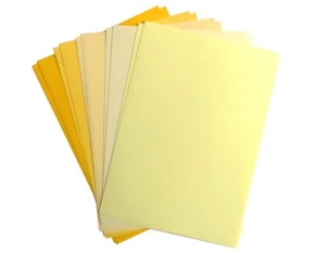 Farbige Bastelkarte A4 160 g/m² Gelb Sammlung Kaskad 15 Blatt - Bild 1 von 3